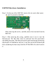 Preview for 4 page of HighPoint SSD7105 Quick Installation Manual