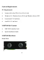 Preview for 2 page of HighPoint SSD7140 Quick Installation Manual