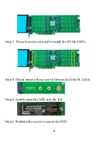 Предварительный просмотр 4 страницы HighPoint SSD7140 Quick Installation Manual