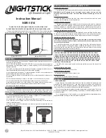 Предварительный просмотр 1 страницы Hightstick NSR-1514 Instruction Manual