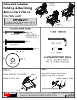 Предварительный просмотр 1 страницы highwood Adirondack AD-CHL1 Assembly Manual