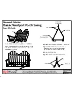 Preview for 2 page of highwood Adirondack Classic Westport Porch Swing Assembly Manual