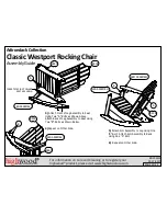 Preview for 2 page of highwood Adirondack Classic Westport Rocking Chair Assembly Manual