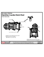 Предварительный просмотр 4 страницы highwood Adirondack Hamilton Deck Chair Assembly Manual