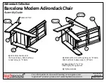 Preview for 2 page of highwood Barcelona Modern Adirondack Chair Assembly Manual