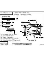 highwood CONVERSATION TABLE Assembly Instructions preview