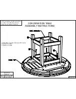 Preview for 2 page of highwood CONVERSATION TABLE Assembly Instructions