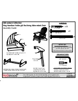 highwood King Hamilton Folding & Reclining Adirondack Chair Assembly Manual preview