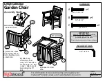 Предварительный просмотр 1 страницы highwood Lehigh Garden Chair Assembly Manual