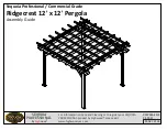 Предварительный просмотр 1 страницы highwood Sequoia Professional Ridgecrest Assembly Manual