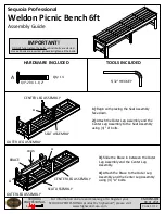 highwood Sequoia Professional Weldon CM-BENSQ61 Assembly Manual preview