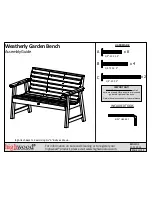 highwood Weatherly Garden Bench Assembly Manual preview