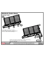 Preview for 2 page of highwood Weatherly Garden Bench Assembly Manual