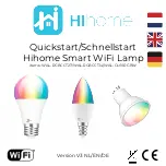 Предварительный просмотр 1 страницы Hihome WAL-GU10RGBW Quick Start Manual