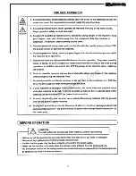 Предварительный просмотр 5 страницы Hikari H8800-7P Instruction Manual & Parts Book