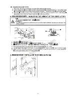 Предварительный просмотр 9 страницы Hikari H8800-7P Instruction Manual & Parts Book