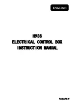 Предварительный просмотр 1 страницы Hikari H93S Instruction Manual