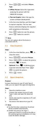 Preview for 12 page of Hikmicro B1L User Manual