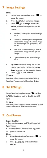 Preview for 14 page of Hikmicro B1L User Manual