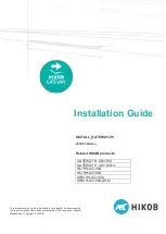 HIKOB ARM H-AC100A-ARM Installation Manual preview