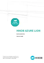 Preview for 1 page of HIKOB AZURE LION User Documentation