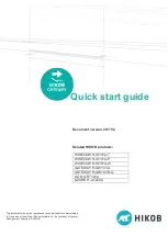 Preview for 1 page of HIKOB GATEWAY H-GW103A Quick Start Manual