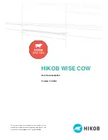 Предварительный просмотр 1 страницы HIKOB Wise Cow User Documentation