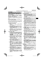 Предварительный просмотр 23 страницы HIKOKI 68102617 Handling Instructions Manual