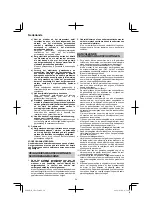 Предварительный просмотр 24 страницы HIKOKI 68102617 Handling Instructions Manual