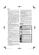 Предварительный просмотр 30 страницы HIKOKI 68102617 Handling Instructions Manual