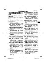 Предварительный просмотр 33 страницы HIKOKI 68102617 Handling Instructions Manual