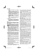 Предварительный просмотр 34 страницы HIKOKI 68102617 Handling Instructions Manual