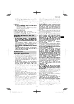 Предварительный просмотр 39 страницы HIKOKI 68102617 Handling Instructions Manual