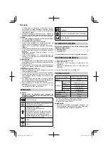 Предварительный просмотр 40 страницы HIKOKI 68102617 Handling Instructions Manual