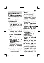 Предварительный просмотр 53 страницы HIKOKI 68102617 Handling Instructions Manual