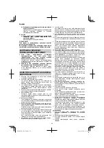 Предварительный просмотр 54 страницы HIKOKI 68102617 Handling Instructions Manual