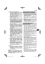 Предварительный просмотр 65 страницы HIKOKI 68102617 Handling Instructions Manual