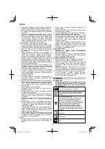 Предварительный просмотр 66 страницы HIKOKI 68102617 Handling Instructions Manual