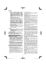 Предварительный просмотр 76 страницы HIKOKI 68102617 Handling Instructions Manual