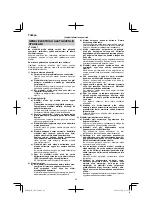 Preview for 80 page of HIKOKI 68102617 Handling Instructions Manual