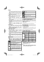 Preview for 82 page of HIKOKI 68102617 Handling Instructions Manual