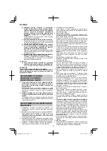 Предварительный просмотр 86 страницы HIKOKI 68102617 Handling Instructions Manual