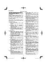 Предварительный просмотр 90 страницы HIKOKI 68102617 Handling Instructions Manual