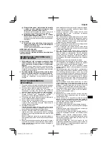 Предварительный просмотр 107 страницы HIKOKI 68102617 Handling Instructions Manual