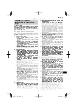 Preview for 111 page of HIKOKI 68102617 Handling Instructions Manual