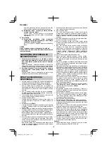 Preview for 112 page of HIKOKI 68102617 Handling Instructions Manual