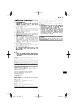 Preview for 115 page of HIKOKI 68102617 Handling Instructions Manual