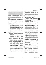 Предварительный просмотр 49 страницы HIKOKI AC 18DA Handling Instructions Manual