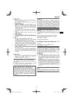 Предварительный просмотр 67 страницы HIKOKI AC 18DA Handling Instructions Manual