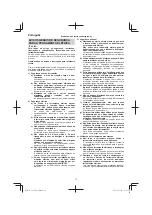 Предварительный просмотр 70 страницы HIKOKI AC 18DA Handling Instructions Manual